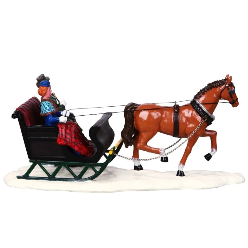 FIGURAS CARROZA TRINEO TIRADO POR CABALLO