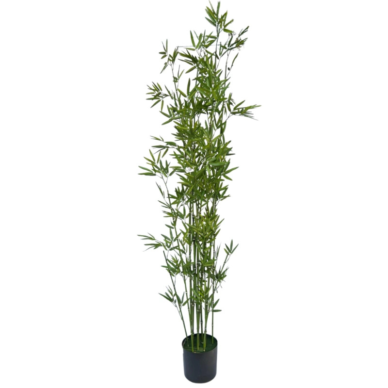 Planta Artificial Grande Bamboo Verde 1,83m