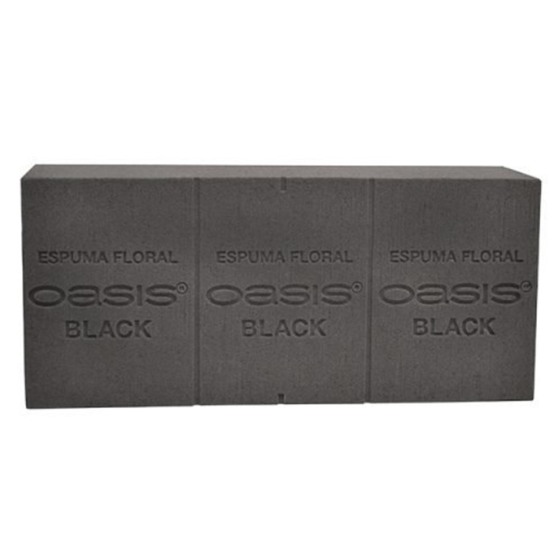 Espuma Floral Oasis Black Deluxe 48 Unidades