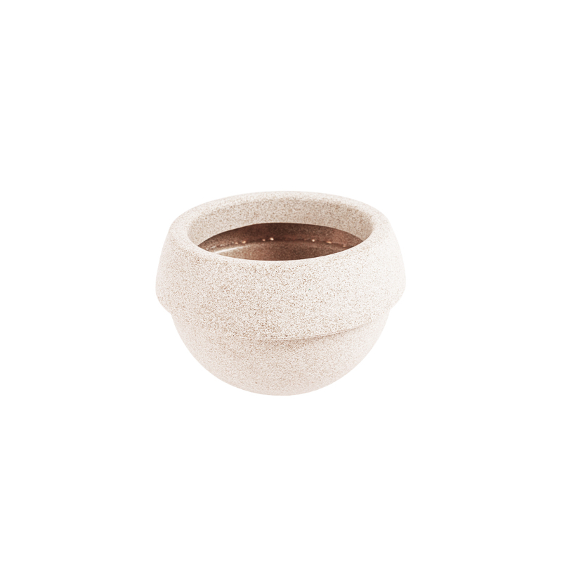 MACETERO COSMOS COLGANTE 24X16CM BLANCO MARMOL