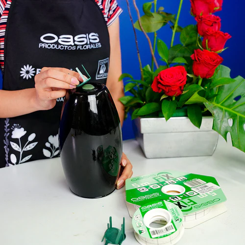 ADHESIVO MINI FIX OASIS PARA ESPUMA FLORAL - 1M X 1CM