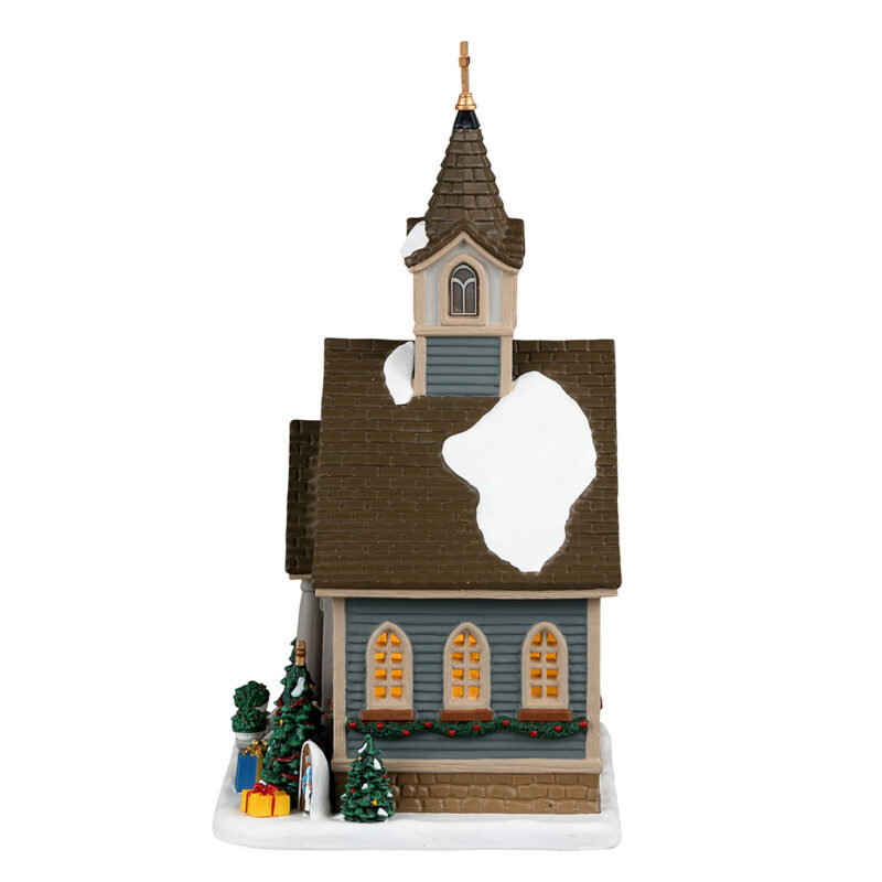 VILLA IGLESIA PEQUEÑA CON LUZ