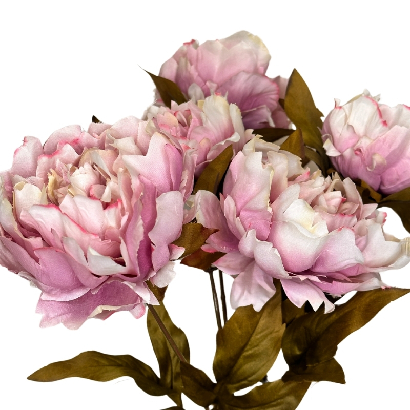 RAMO PEONIAS x5 46cm LILA