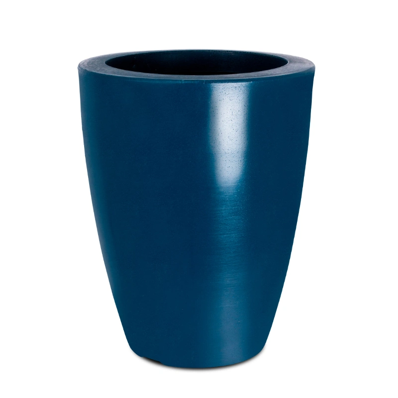 MACETERO VIETNAMITA BRILLO 24X31CM AZUL