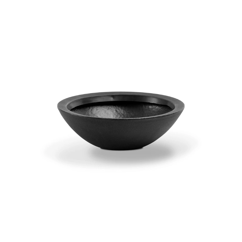 MACETERO BACIA 53X16CM NEGRO