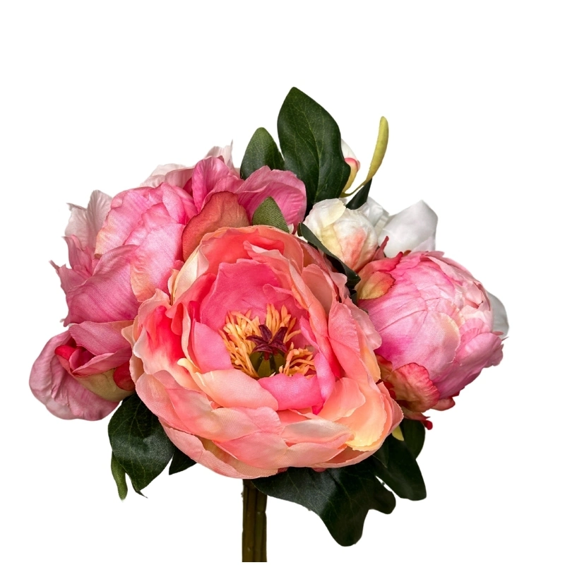 RAMO PEONIAS 29cm ROSA CLARO