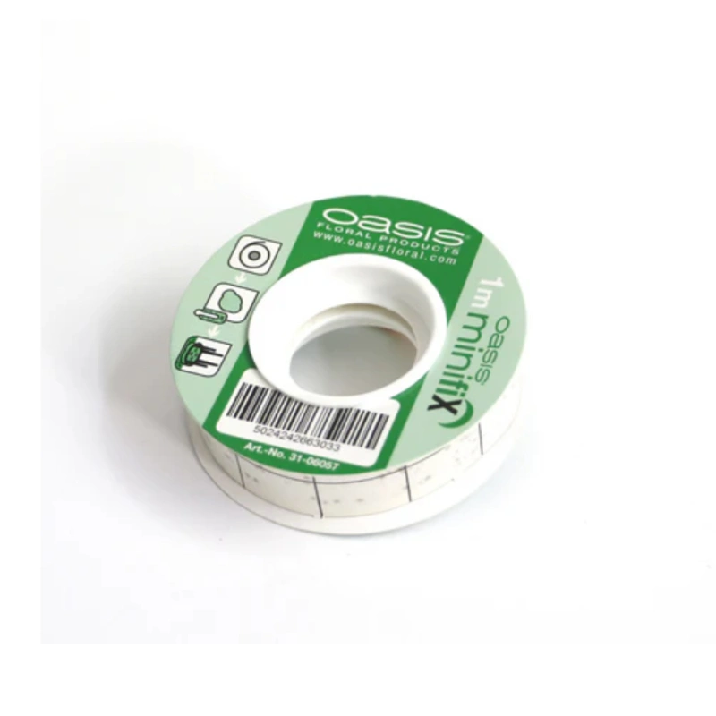 ADHESIVO MINI FIX OASIS PARA ESPUMA FLORAL - 1M X 1CM