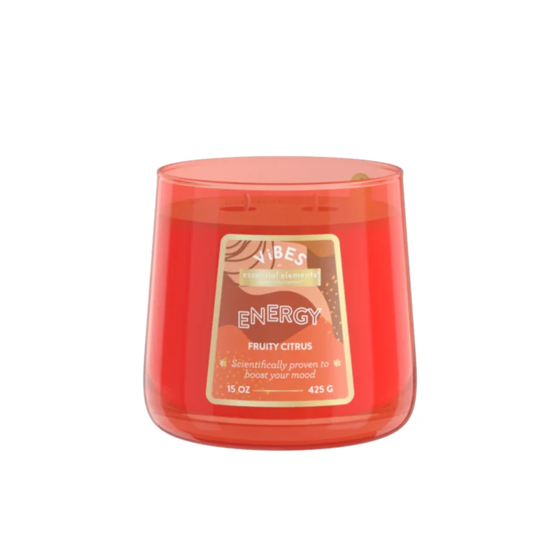 VELA POTE VIDRIO 425g VIBES ENERGY