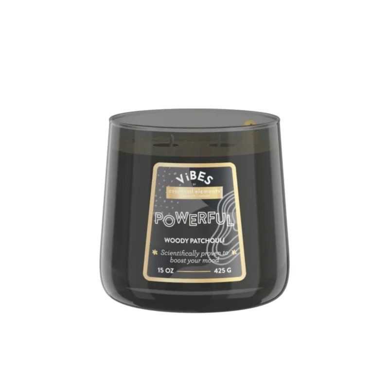 VELA POTE VIDRIO 425g VIBES POWERFUL