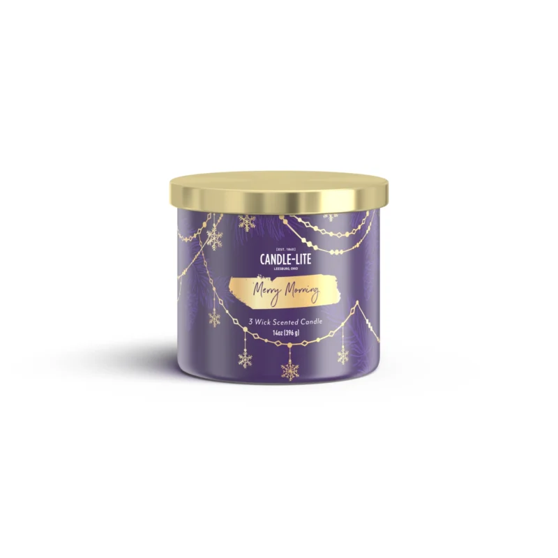 VELA POTE VIDRIO 400g MORNING