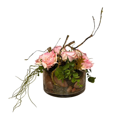 DISEÑO ROSAS EN VIDRIO