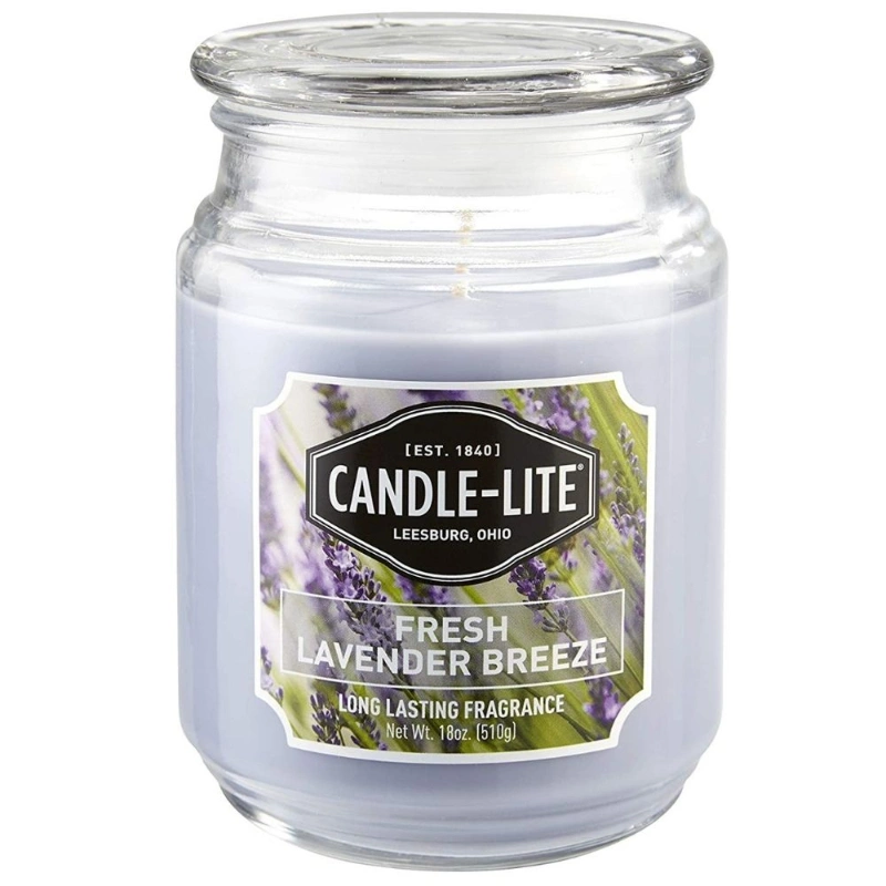 VELA POTE VIDRIO 510g LAVANDA FRESCA
